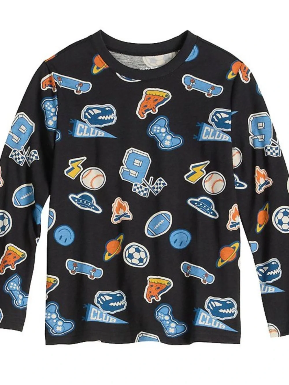 Jumping Beans icon printed long sleeve tee size 6